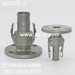 male side with flange camlock couplings
