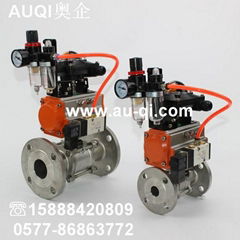 pneumatic clamped type ball valve