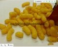 Corn curls puff snacks line