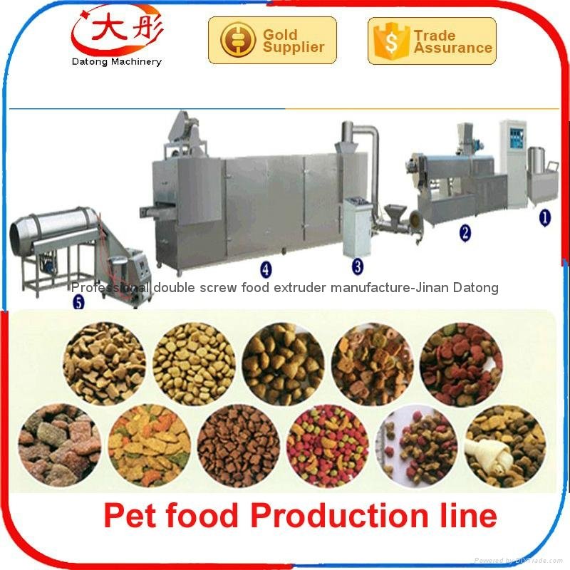 Dog food extruder machine/plant/processing line 1