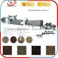 China floating Fish feed pelleting making processing extruder machine line plant