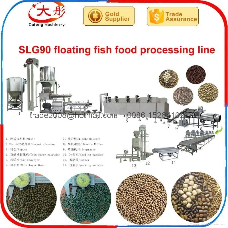 Fish feed making line/fish food processing line 1