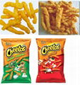 Cheetos corn snacks food extruder machine