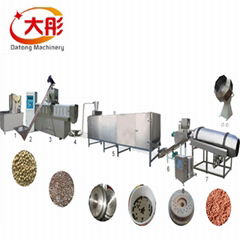 Floating fish food pellet extruder machine