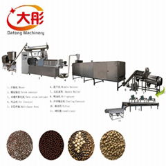  Floating fish feed food  pellet making extruder machine