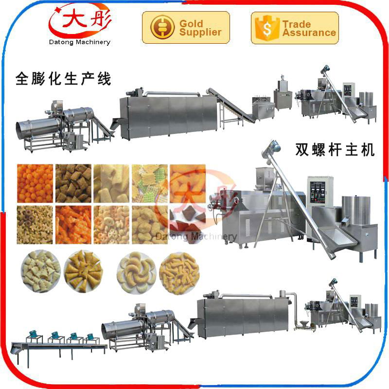 Maize Corn Puff Snack food Machine Puffed Snacks Food Machine Extruder For Sale 2