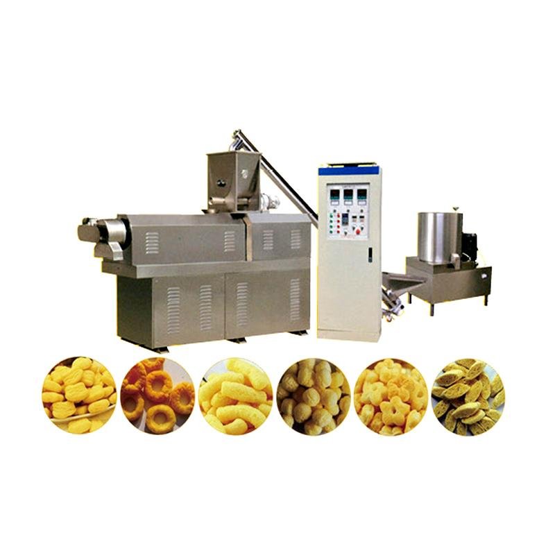 Bread chips making machine Corn Puffed snack food Extruder Making Machine 2