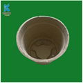 Custom Eco-friendly molded paper pulp flower pot seed tray 2