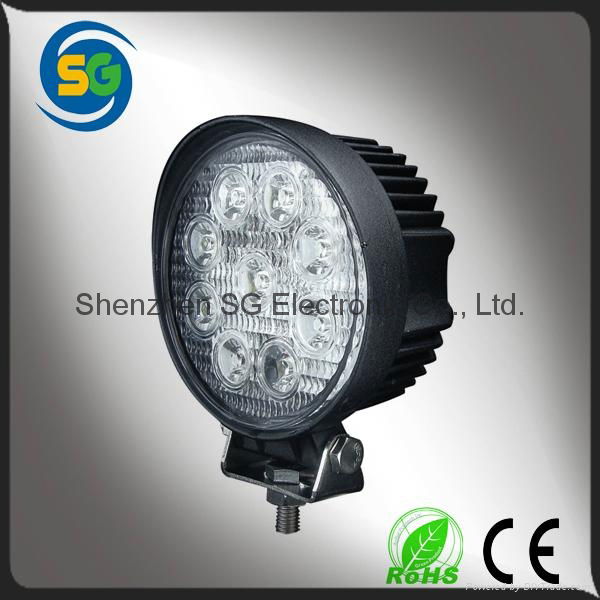 2015 China wholesale hot auto 27w led work light for 4x4 car accesories 2