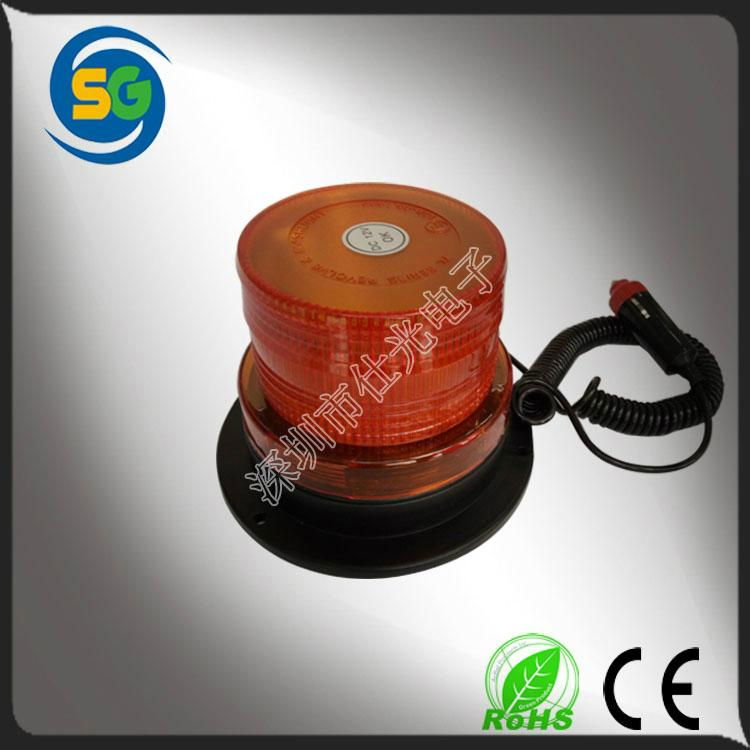 Truck Led Warning light Magnetic base LED beacons 3W LED strobe light