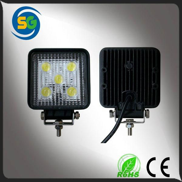 4'' 15w led working light hot sale auto part IP68 car flood light SG