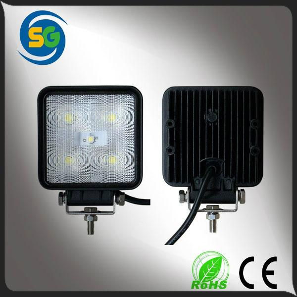 4'' 15w led working light hot sale auto part IP68 car flood light SG