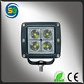 2015 new products car LED light 16W spot LED work light for auxiliary lighting 1