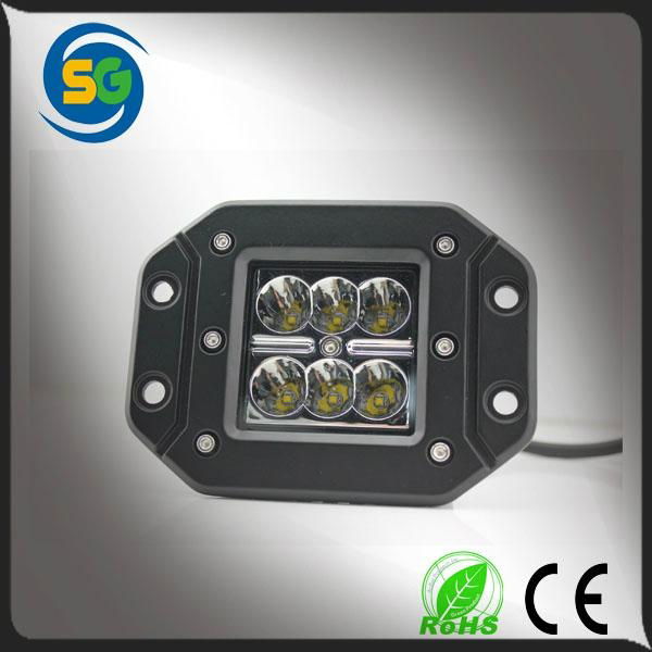 New led product for 2015 18W high lumens 12v flood led work light 5