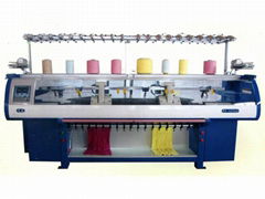 Fully automatic high speed variable dynamic computerized flat knitting machine