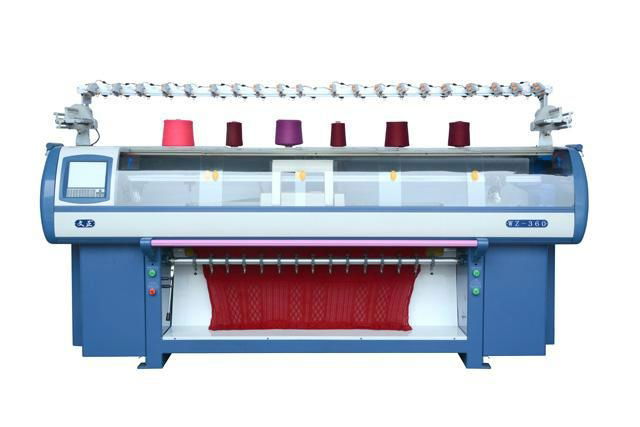 Highly efficiency flat knitting machine 2