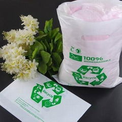  Torise 100% biodegradable plastic die cut shopping bags