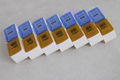 7 days Pill Box With Clip Lids