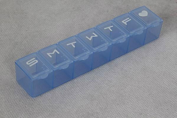 Plastic Pill Tablet Capsule Box