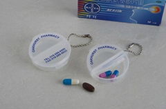PP Keyring Round One Day Pill Box