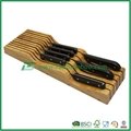 Magnetic Knife Block / Bamboo Block With Stainless Steel, High Quality Bamboo Kn 3