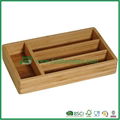 Bamboo Cutlery Tray for kitchenware 1