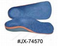 3/4 PU Multifunctional Arch Support Orthotic Insole For Children Correction Shoe