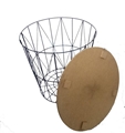 iron side table iron Dirty clothes storage racks  1