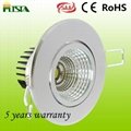 3W Top-Rated LED Downlight with SAA Certificate 5
