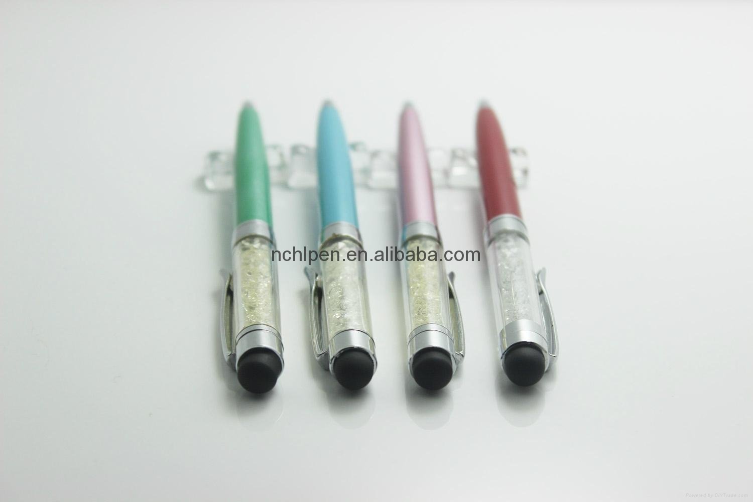 2015 New Fashion Style Wholesale Promotional Metal crystal Ballpoint pen 3