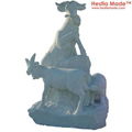 Granite Animal Carvings Goat Sculpture