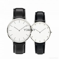 China factory custom face fashion thin case nylon band vogue dw watch