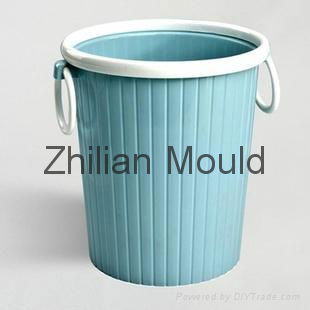 Taizhou new design plastic indoor dustbin mould for sales 2