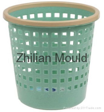 Taizhou new design plastic indoor dustbin mould for sales 3