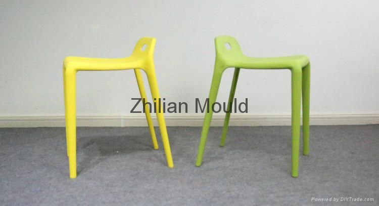 Taizhou fashionable horse  plastic injection stool mould 4