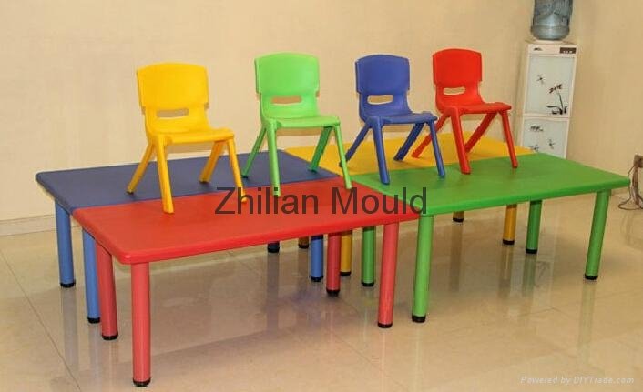 2015 safe and durable plastic table and chair mould 4