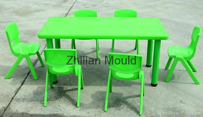 2015 safe and durable plastic table and chair mould 5