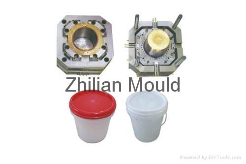 Taizhou customized plastic paint bucket mould with high quality 4