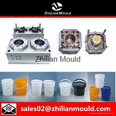 Taizhou customized plastic paint bucket mould with high quality