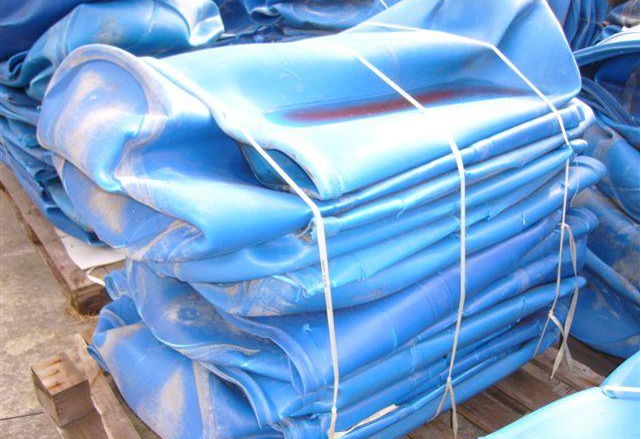 HDPE milk bottle scrap n blue drum scrap 2