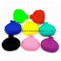 2015 silicone cute candy color silicone coin purse