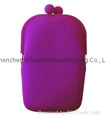 2015 hot selling candy color multifunctional silicone cell phone bag