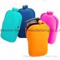 2015 hot selling candy color multifunctional silicone cell phone bag 4