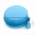 2015 latest design hot selling mini macaron design silicoe coin case  2