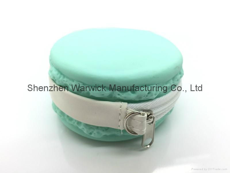 2015 latest design hot selling mini macaron design silicoe coin case  3