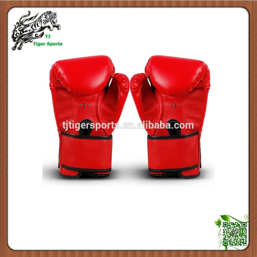 PU leather Muay thai boxing gloves 