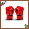 PU leather Muay thai boxing gloves 