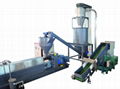 PE HDPE LDPE film cable flake recycling machine 1