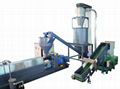 PE HDPE LDPE film cable flake recycling machine