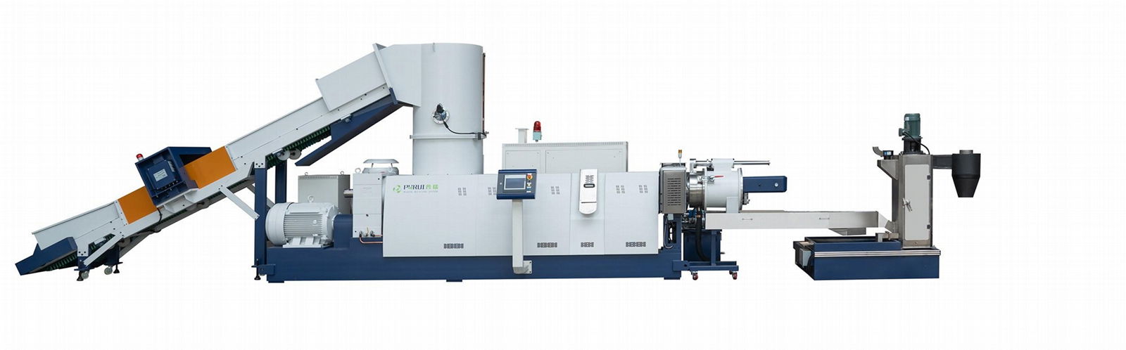 plastic film granulating recycling machine